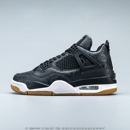 (Free Shipping)Air Jordan 4 SE Laser Black Gum CI1184-001