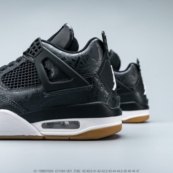 (Free Shipping)Air Jordan 4 SE Laser Black Gum CI1184-001