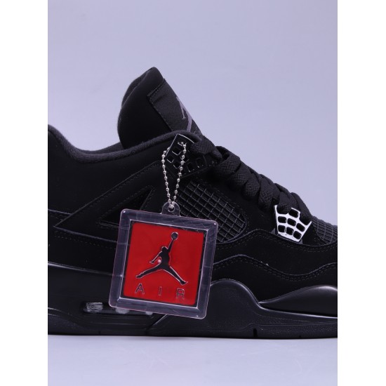 (Free Shipping)Solekix Air Jordan 4 Black Cat CU1110-010