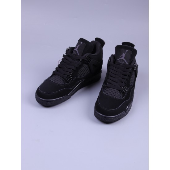 (Free Shipping)Solekix Air Jordan 4 Black Cat CU1110-010