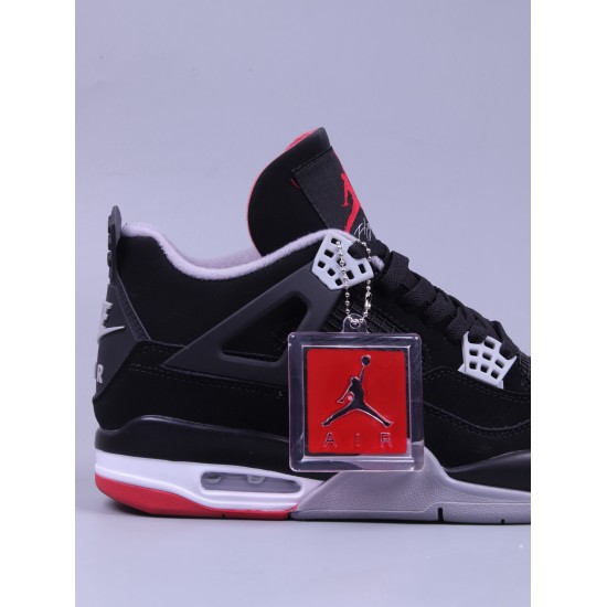 (Free Shipping)AirJordan 4 Bred 308497-060