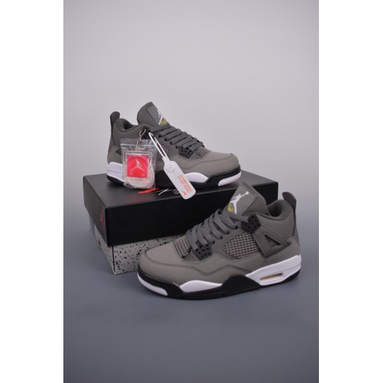 (Free Shipping)AirJordan 4 Cool Grey 308497-007