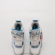 (Free Shipping)Air Jordan 4 Retro Military Blue 308497-105