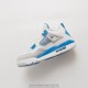 (Free Shipping)Air Jordan 4 Retro Military Blue 308497-105