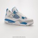 (Free Shipping)Air Jordan 4 Retro Military Blue 308497-105