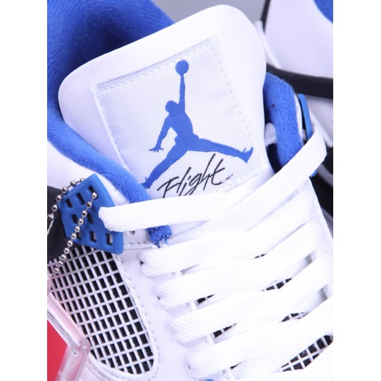 (Free Shipping)Air Jordan 4 Retro Motorsport 308497-117