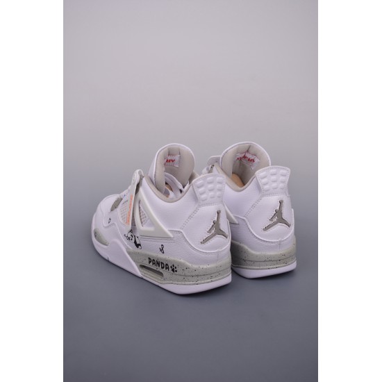 (Free Shipping)Air Jordan 4 White Oreo CT8527-100