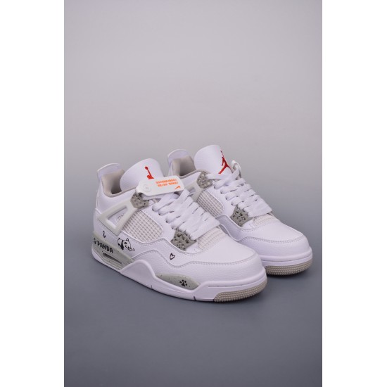 (Free Shipping)Air Jordan 4 White Oreo CT8527-100