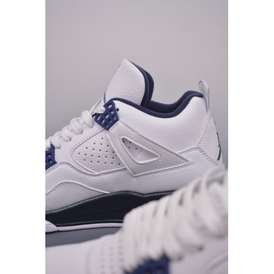 (Free Shipping)Air Jordan 4 Retro LS Legend Blue 314254-107