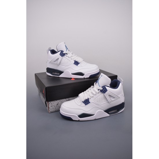 (Free Shipping)Air Jordan 4 Retro LS Legend Blue 314254-107