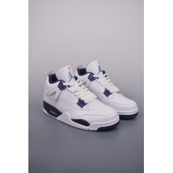 (Free Shipping)Air Jordan 4 Retro LS Legend Blue 314254-107