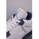 (Free Shipping)Air Jordan 4 Retro LS Legend Blue 314254-107