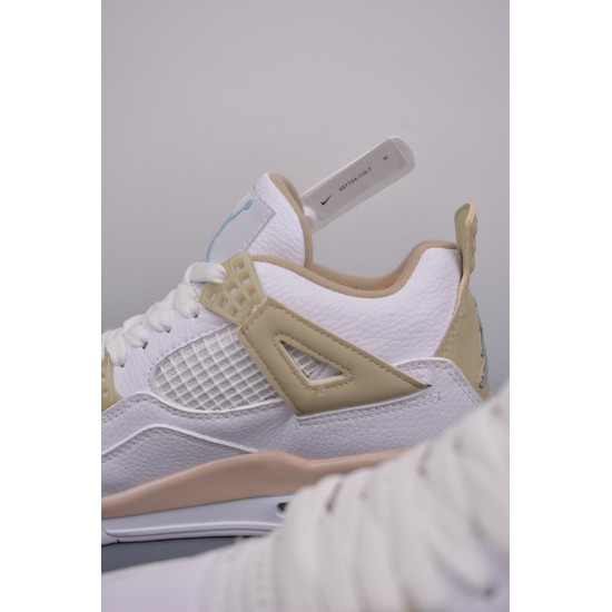 (Free Shipping)Jordan 4 Retro Sand 2017 (GS) 487724-118