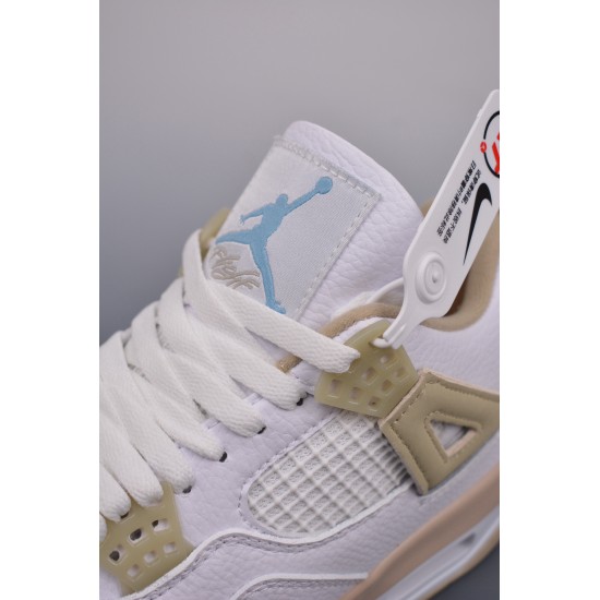 (Free Shipping)Jordan 4 Retro Sand 2017 (GS) 487724-118