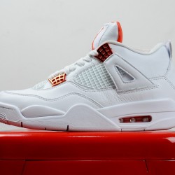 (Free Shipping)Jordan 4 Retro Metallic Orange CT8527-118