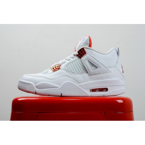 (Free Shipping)Jordan 4 Retro Metallic Orange CT8527-118