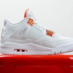 (Free Shipping)Jordan 4 Retro Metallic Orange CT8527-118