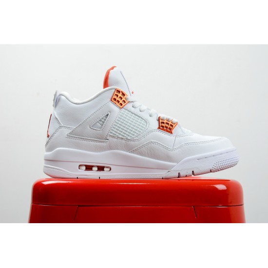 (Free Shipping)Jordan 4 Retro Metallic Orange CT8527-118