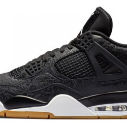 (Free Shipping)Jordan 4 Retro Laser Black Gum CI1184-001