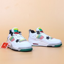 (Free Shipping)Jordan 4 Retro Lucid Green Rasta (W) AQ9129-100