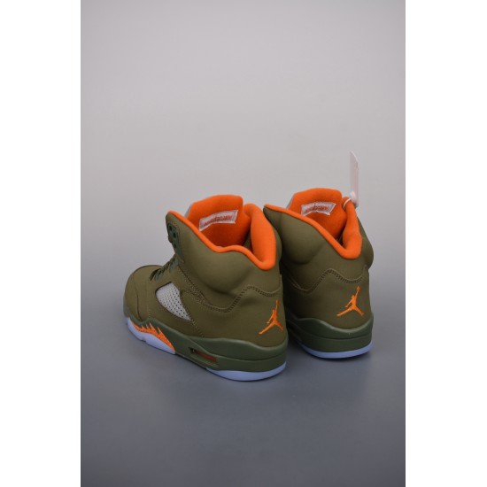 (Free Shipping)Jordan 5 Retro Olive DD0587-308