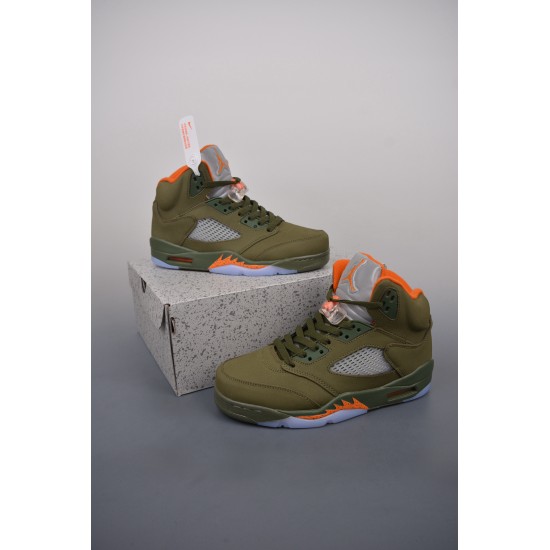 (Free Shipping)Jordan 5 Retro Olive DD0587-308