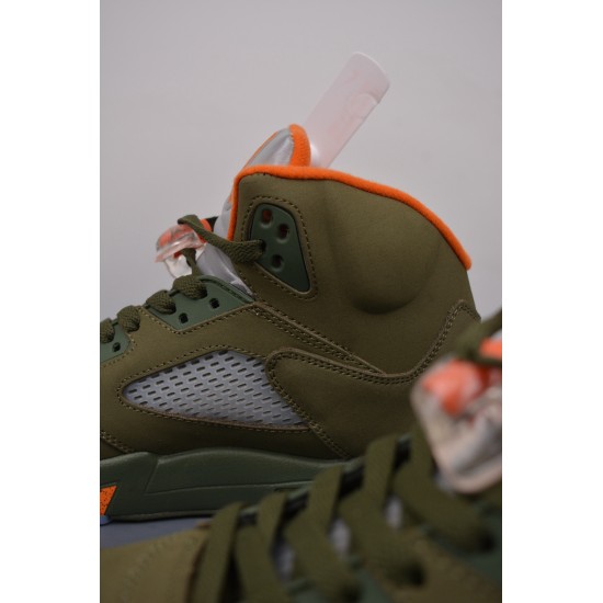 (Free Shipping)Jordan 5 Retro Olive DD0587-308