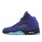 (Free Shipping)Air Jordan 5 'Alternate Grape' 136027-500