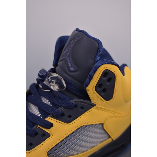 (Free Shipping)Air Jordan 5 Retro SE Michigan CQ9541-704