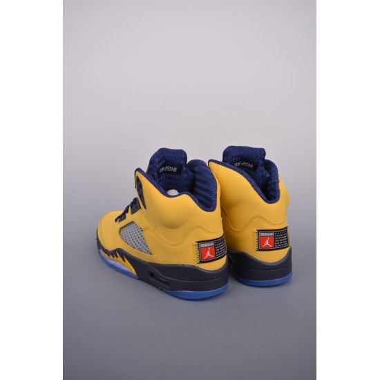 (Free Shipping)Air Jordan 5 Retro SE Michigan CQ9541-704