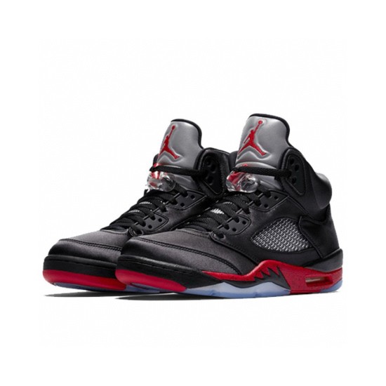 (Free Shipping)Jordan 5 Retro Satin Bred 136027-006