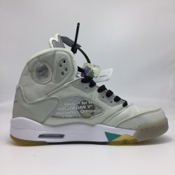 (Free Shipping)Top Air Jordan Retro 5 x Off-White CT8480-105