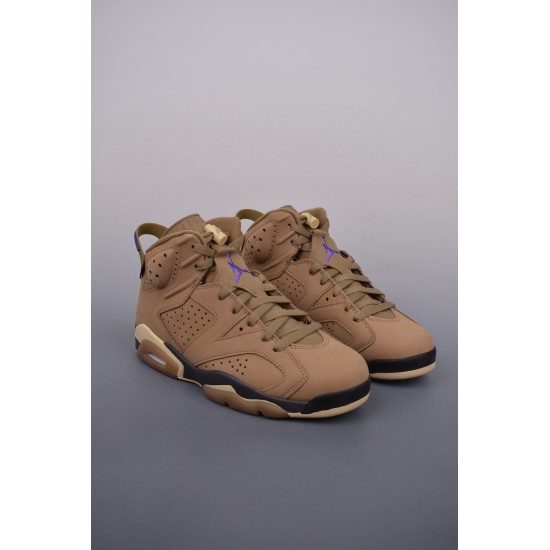 (Free Shipping)Jordan 6 Retro Gore-Tex Brown Kelp FD1643-300