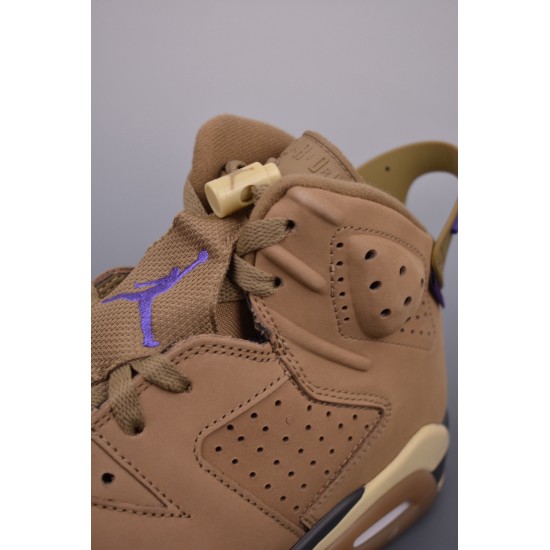 (Free Shipping)Jordan 6 Retro Gore-Tex Brown Kelp FD1643-300