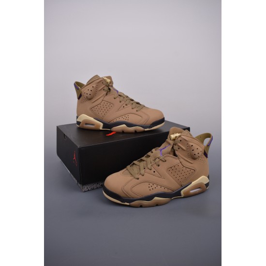 (Free Shipping)Jordan 6 Retro Gore-Tex Brown Kelp FD1643-300