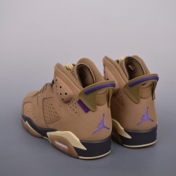 (Free Shipping)Jordan 6 Retro Gore-Tex Brown Kelp FD1643-300