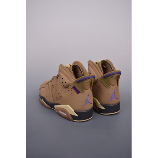 (Free Shipping)Jordan 6 Retro Gore-Tex Brown Kelp FD1643-300