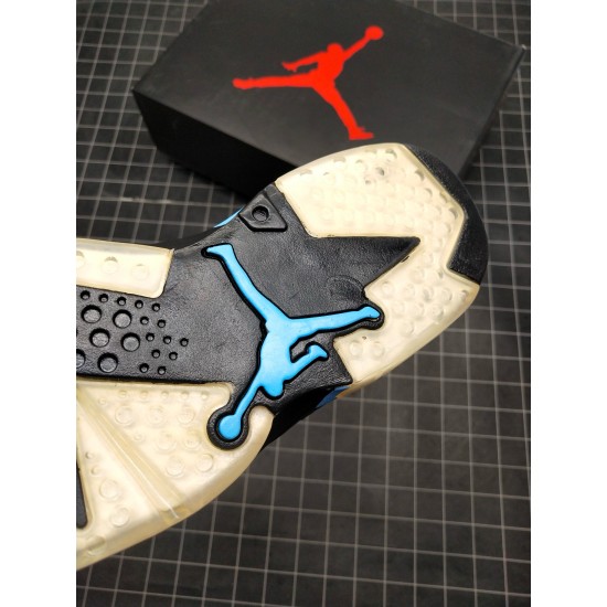 (Free Shipping)Jordan 6 Retro UNC  384664-006