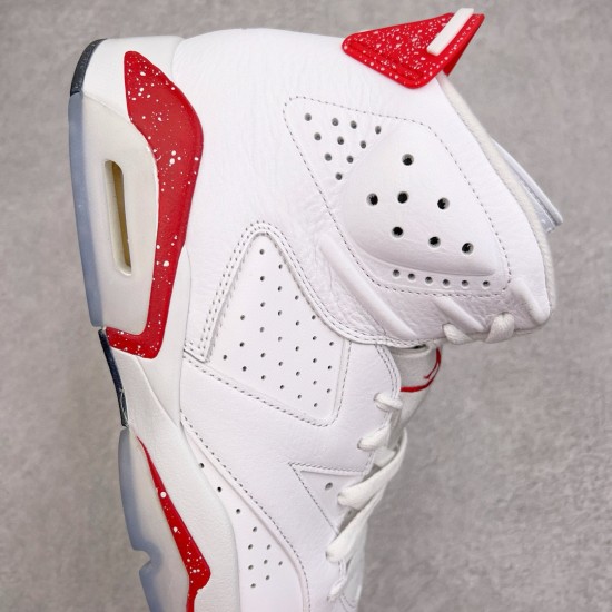 (Free Shipping)Jordan 6 Retro Infrared White (2014) 384664-123