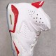 (Free Shipping)Jordan 6 Retro Infrared White (2014) 384664-123