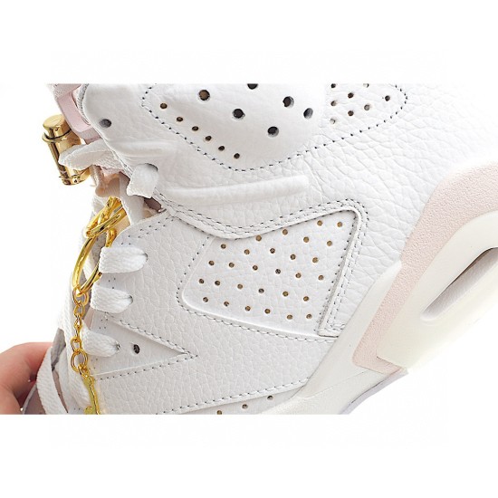 (Free Shipping)Jordan 6 Retro Gold Hoops (W) DH9696-100