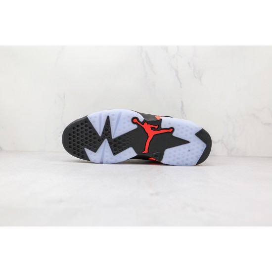 (Free Shipping)Jordan 6 Retro Black Infrared (2019) 384664-060