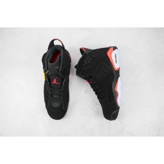 (Free Shipping)Jordan 6 Retro Black Infrared (2019) 384664-060