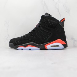 (Free Shipping)Jordan 6 Retro Black Infrared (2019) 384664-060