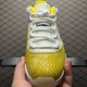 (Free Shipping)Jordan 11 Retro Low Tour Yellow Snakeskin AH7860-107