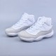 (Free Shipping)Jordan 11 Retro White Metallic Silver (W) AR0715-100