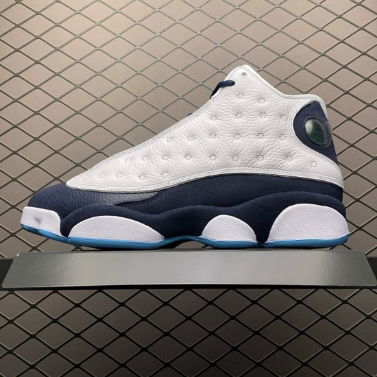 (Free Shipping)Jordan 13 Retro Obsidian Powder Blue White 414571-144