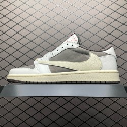 (Free Shipping)Travis Scott x Air Jordan 1 Reverse Mocha DM7866-162