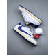 (Free Shipping)Travis Scott x Nike Air Jordan 1 Low Sail White Royal Blue DM9868-218