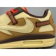 (Free Shipping)Nike Air Max 1 Travis Scott Cactus Jack Wheat Lemon Drop DO9392-701